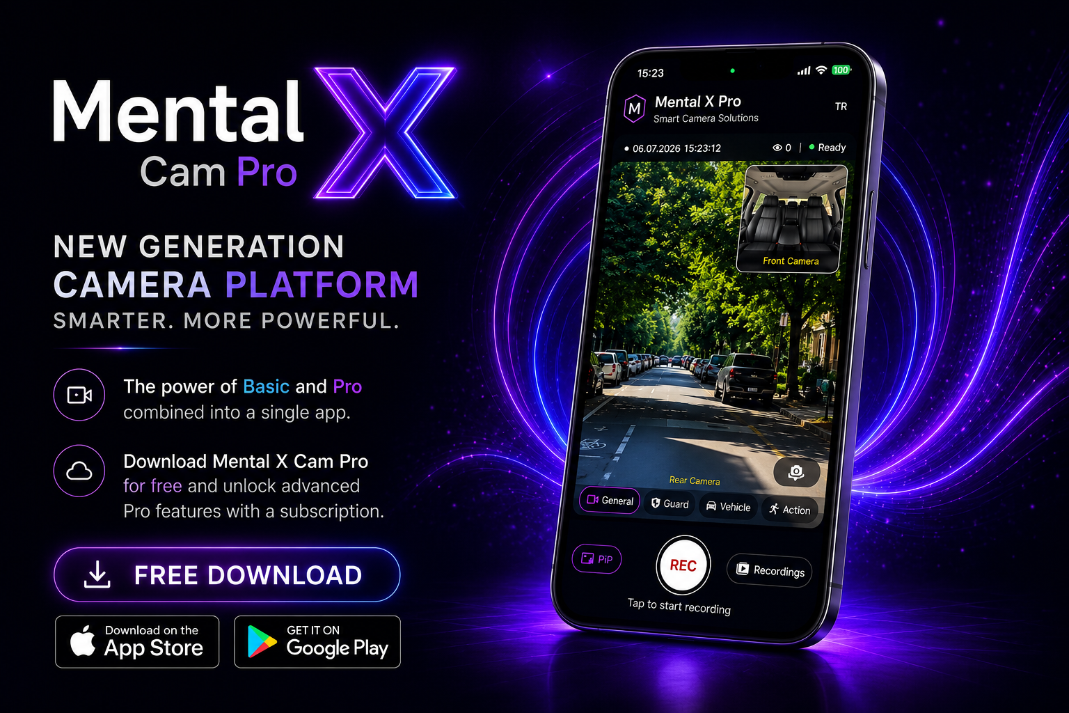 Mental X Cam Pro promotional visual