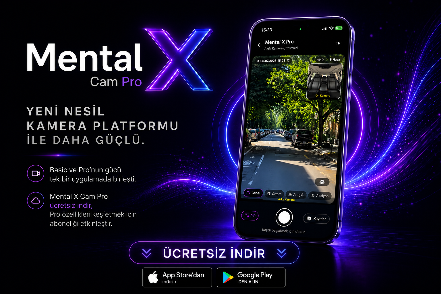 Mental X Cam Pro tanıtım görseli