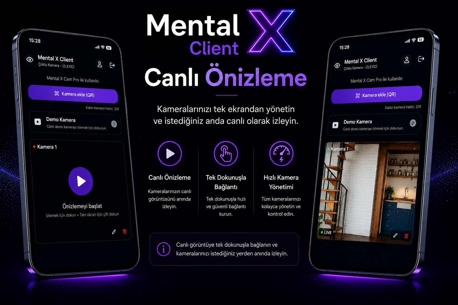 Mental X Client canlı önizleme görseli